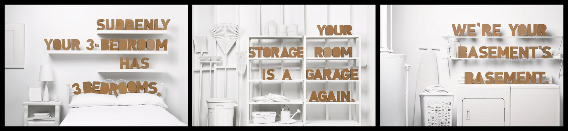 We deliver. You pack. We store.